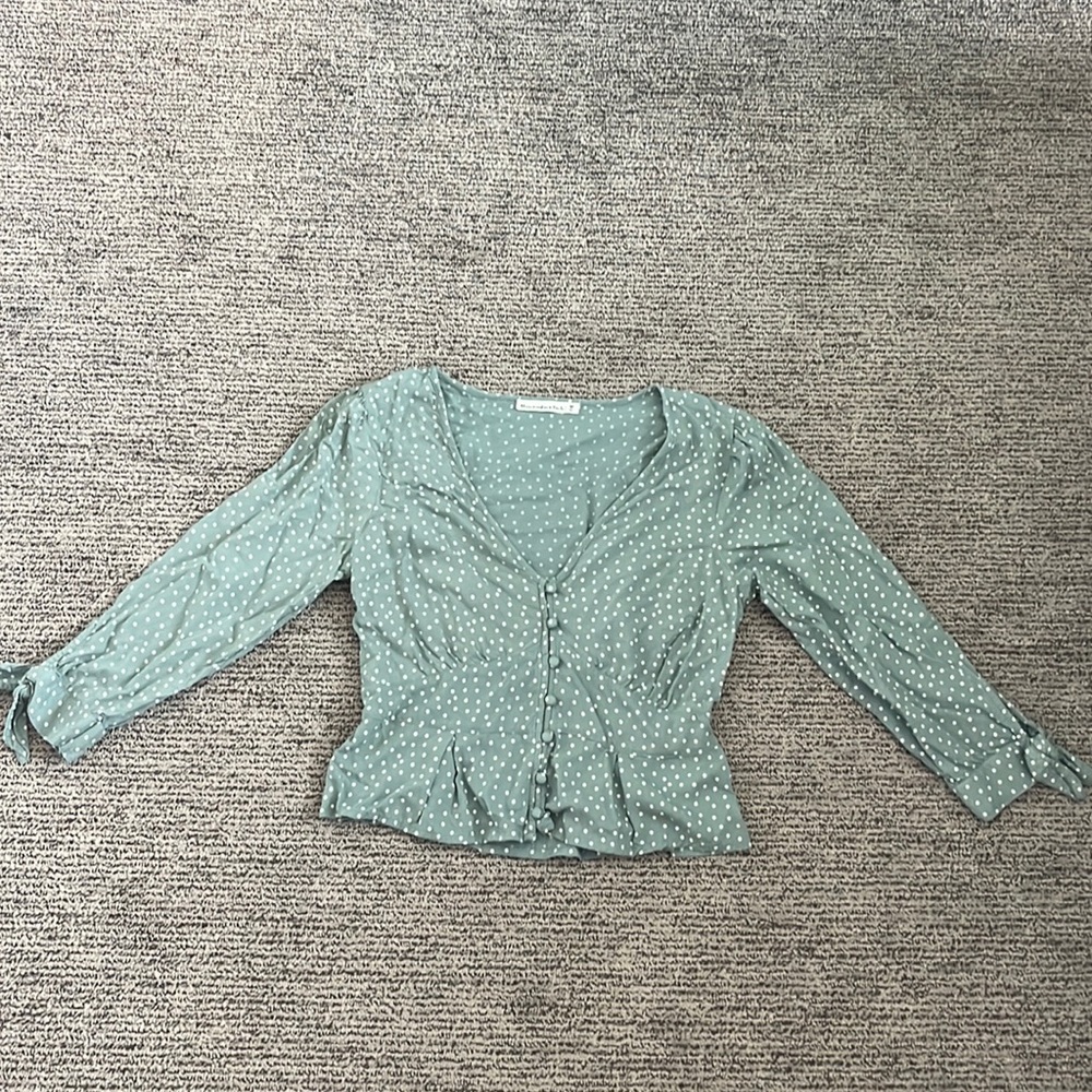 Abercrombie NWOT Polka Dot Top